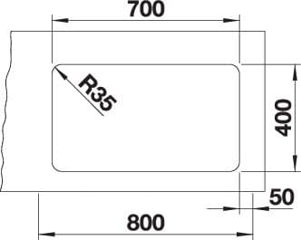 BLANCO ETAGON 700-U