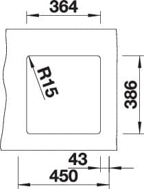 BLANCO SUBLINE 375-U