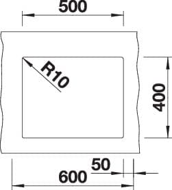 BLANCO SUBLINE 500-U
