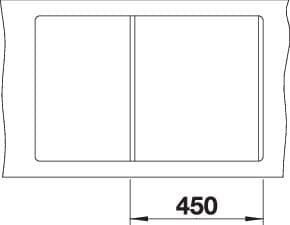 BLANCO METRA 45 S-F