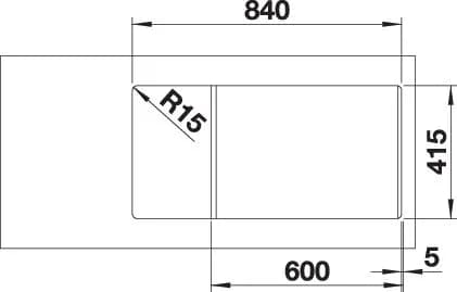BLANCO FAVUM XL 6 S 3