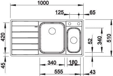BLANCO AXIS III 6 S-IF