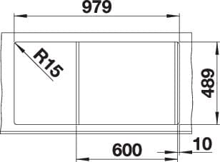 BLANCO AXIS III 6 S-IF